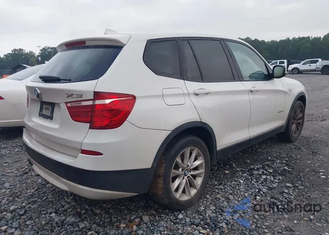 2013 BMW X3 xDrive28I из США, поврежденный, VIN 5UXWX9C56D0D07245